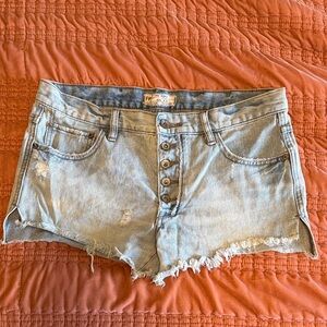 FP Movement by Free People Light Blue Jean Shorts